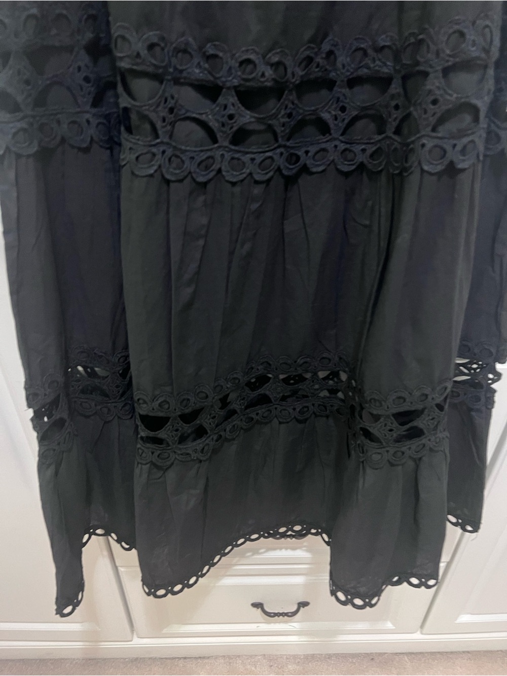 NWT So Me Eyelet maxi skirt set sz M - Picture 3 of 9